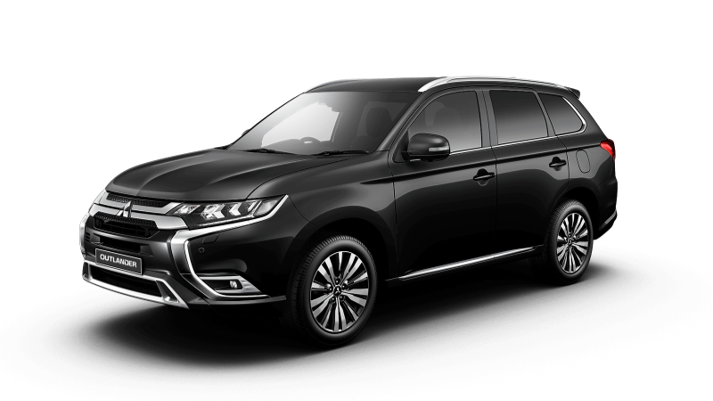 mitsubishi outlander đen